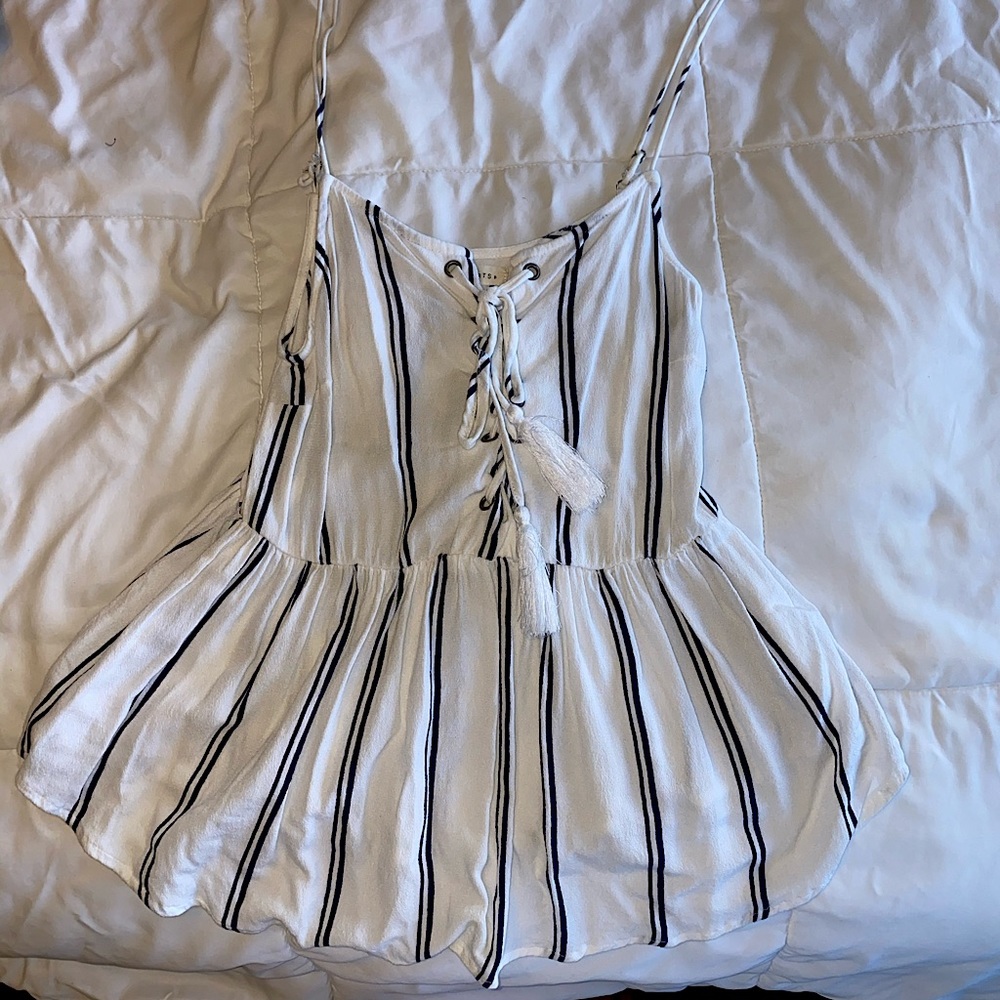 L.A. Hearts black & white tank top